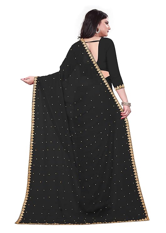 Memsab Womens Lycra Blend Saree